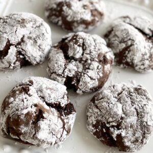 Vegan Crinkle Cookies
