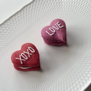 Valentine's Heart Macarons